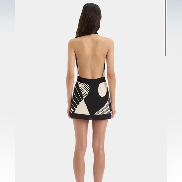 151. SIR The Label REALISME WRAP HALTER MINI DRESS Sz 0 (US 2) $420 - Picture 3 of 12